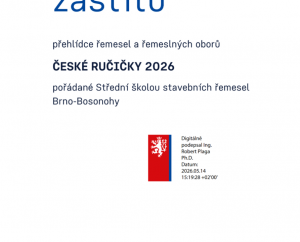 Záštita ministra školství, mládeže a tělovýchovy – XVIII.  ročník