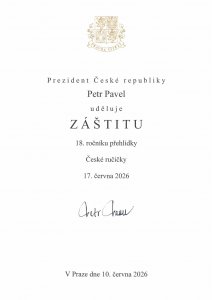 Záštita prezidenta republiky udělená 18. ročníku přehlídky České ručičky