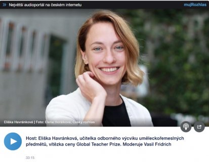 Eliška Havránková – nejinspirativnější učitelka Česka